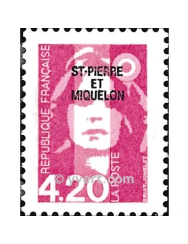 n° 572 -  Timbre Saint-Pierre et Miquelon Poste 2