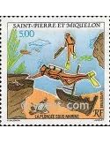 n° 574 -  Timbre Saint-Pierre et Miquelon Poste