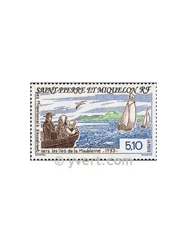 n° 579 -  Timbre Saint-Pierre et Miquelon Poste