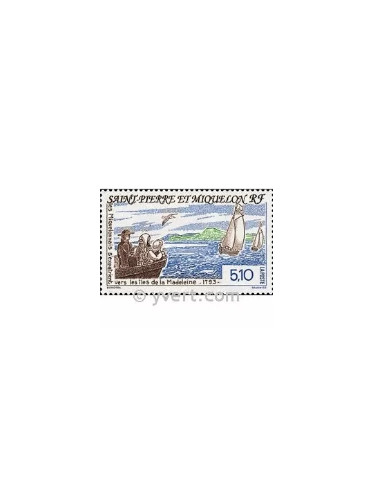 n° 579 -  Timbre Saint-Pierre et Miquelon Poste