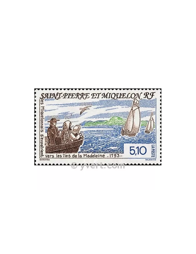n° 579 -  Timbre Saint-Pierre et Miquelon Poste