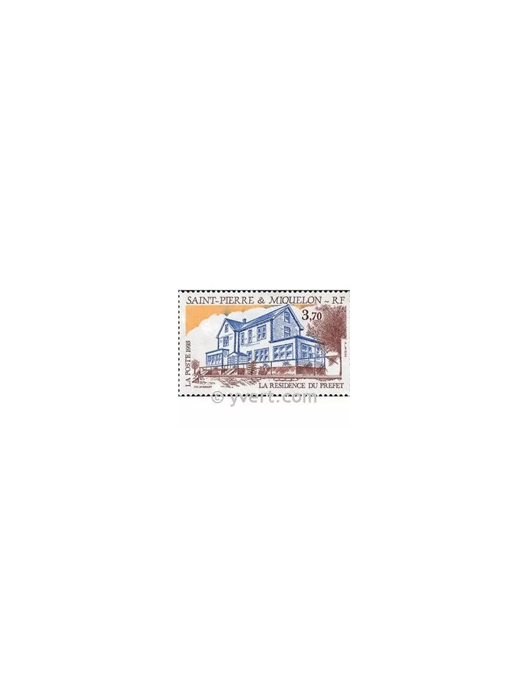 n° 584 -  Timbre Saint-Pierre et Miquelon Poste