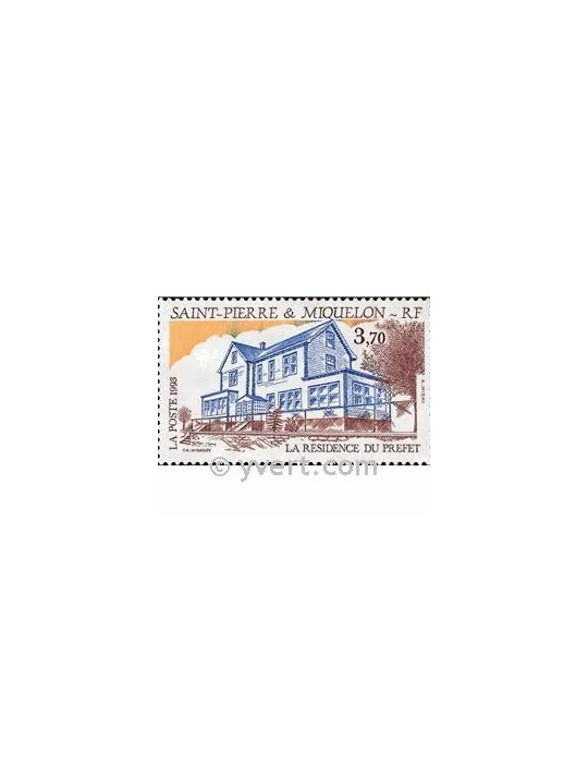 n° 584 -  Timbre Saint-Pierre et Miquelon Poste