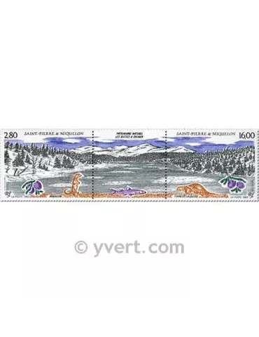 n° 586A -  Timbre Saint-Pierre et Miquelon Poste 2