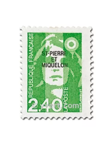 n° 587/589 -  Timbre Saint-Pierre et Miquelon Poste 2
