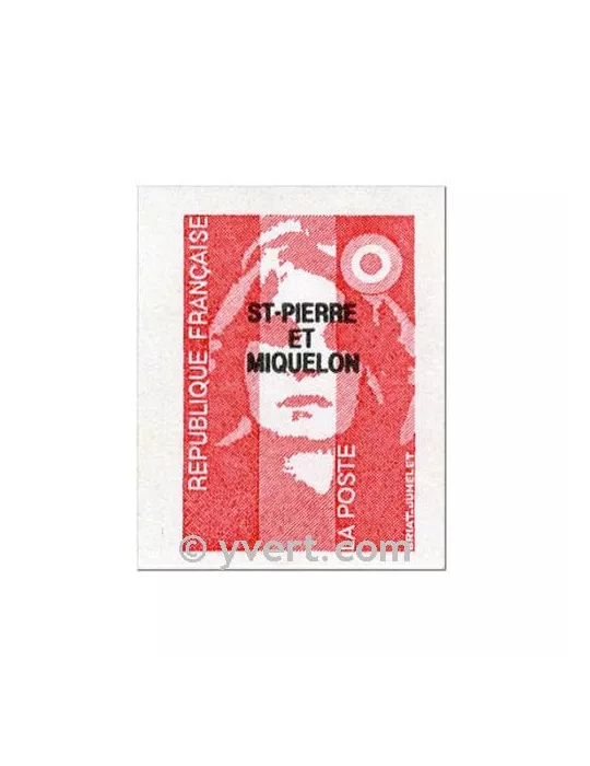 n° 590 -  Timbre Saint-Pierre et Miquelon Poste