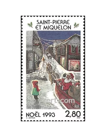 n° 591 -  Timbre Saint-Pierre et Miquelon Poste 2