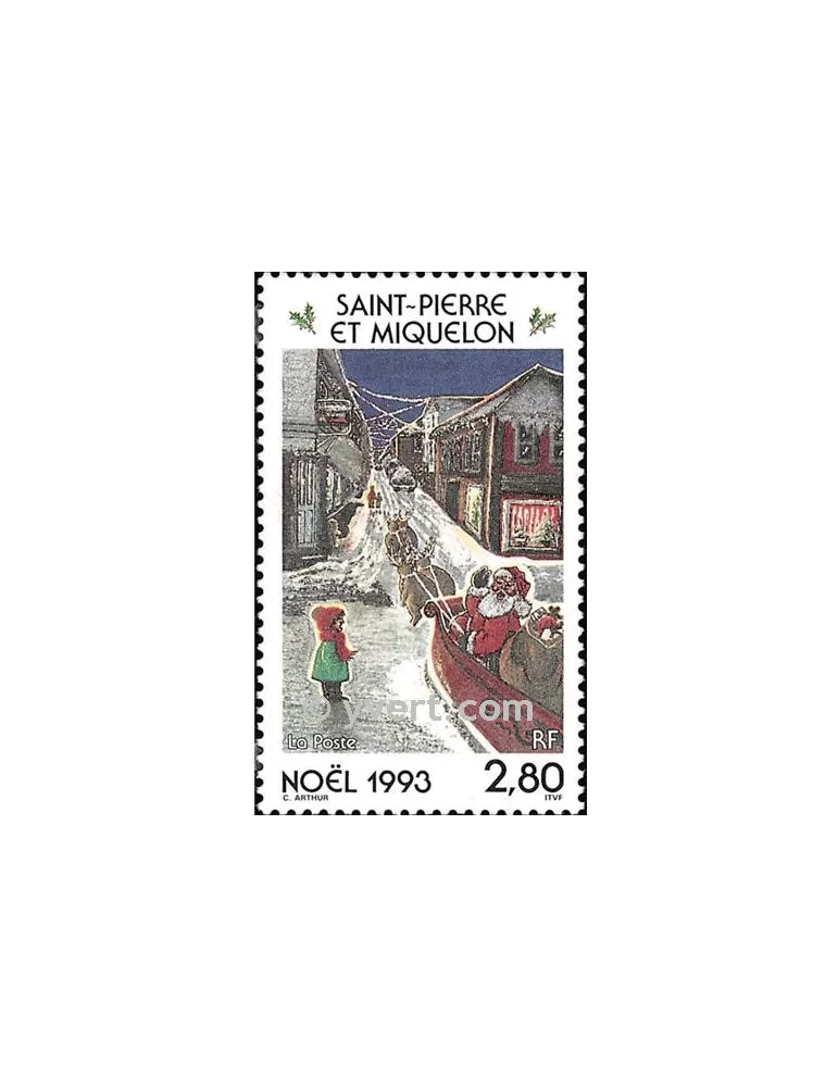 n° 591 -  Timbre Saint-Pierre et Miquelon Poste