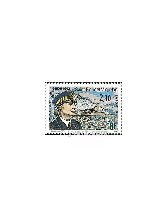 n° 592 -  Timbre Saint-Pierre et Miquelon Poste