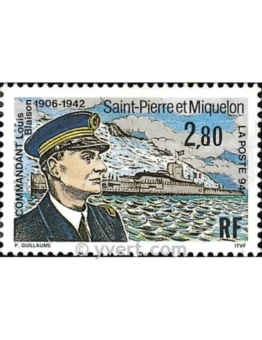 n° 592 -  Timbre Saint-Pierre et Miquelon Poste 2