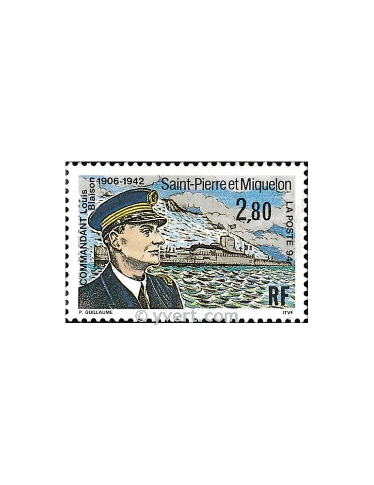 n° 592 -  Timbre Saint-Pierre et Miquelon Poste