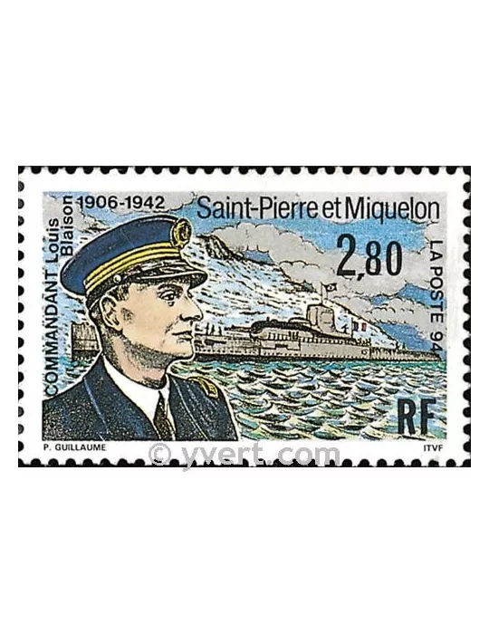 n° 592 -  Timbre Saint-Pierre et Miquelon Poste