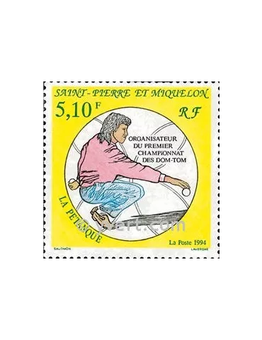 n° 593 -  Timbre Saint-Pierre et Miquelon Poste