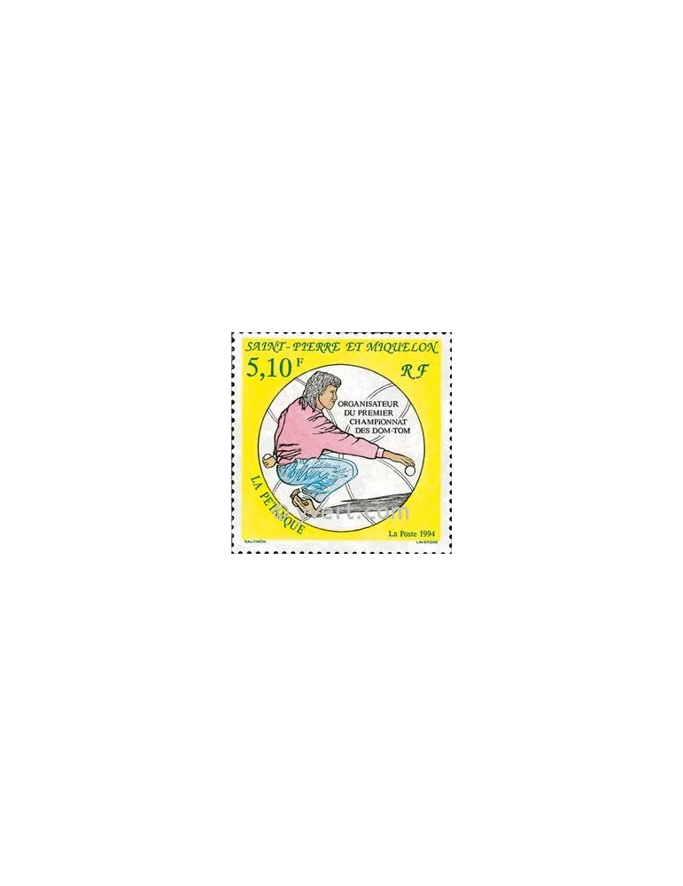 n° 593 -  Timbre Saint-Pierre et Miquelon Poste