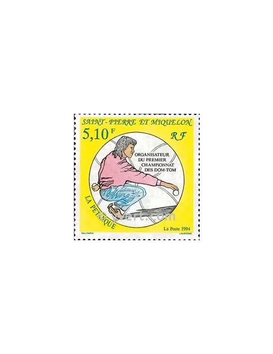 n° 593 -  Timbre Saint-Pierre et Miquelon Poste