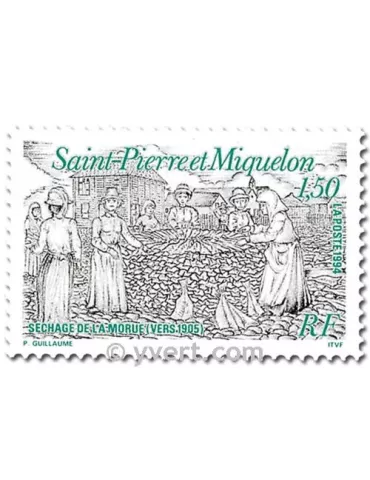 n° 595/596 -  Timbre Saint-Pierre et Miquelon Poste 2