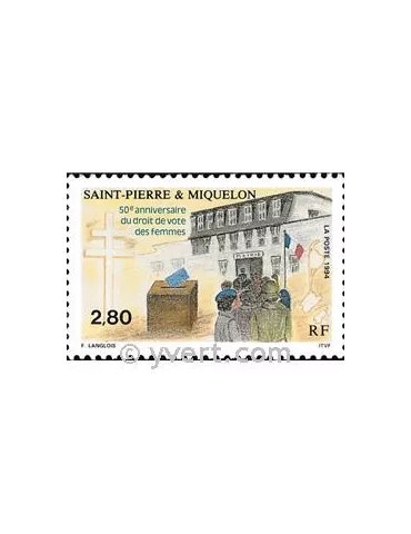 n° 597 -  Timbre Saint-Pierre et Miquelon Poste