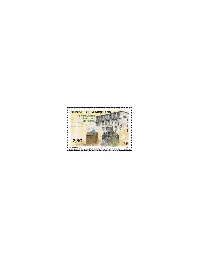 n° 597 -  Timbre Saint-Pierre et Miquelon Poste