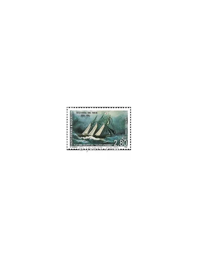 n° 598 -  Timbre Saint-Pierre et Miquelon Poste