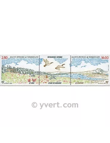 n° 604A -  Timbre Saint-Pierre et Miquelon Poste 2