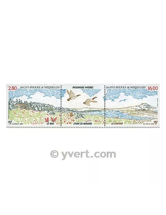 n° 604A -  Timbre Saint-Pierre et Miquelon Poste