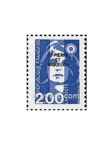 n° 605 -  Timbre Saint-Pierre et Miquelon Poste