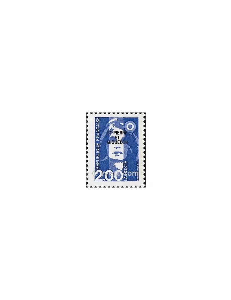 n° 605 -  Timbre Saint-Pierre et Miquelon Poste