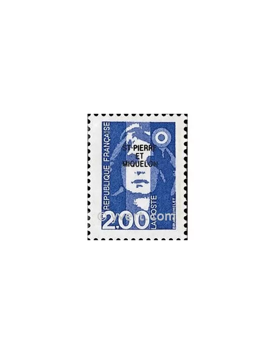 n° 605 -  Timbre Saint-Pierre et Miquelon Poste