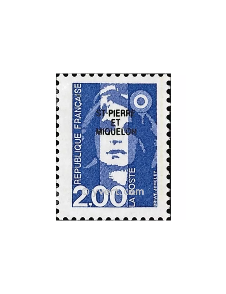n° 605 -  Timbre Saint-Pierre et Miquelon Poste