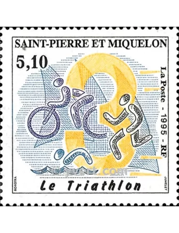 n° 610 -  Timbre Saint-Pierre et Miquelon Poste 2