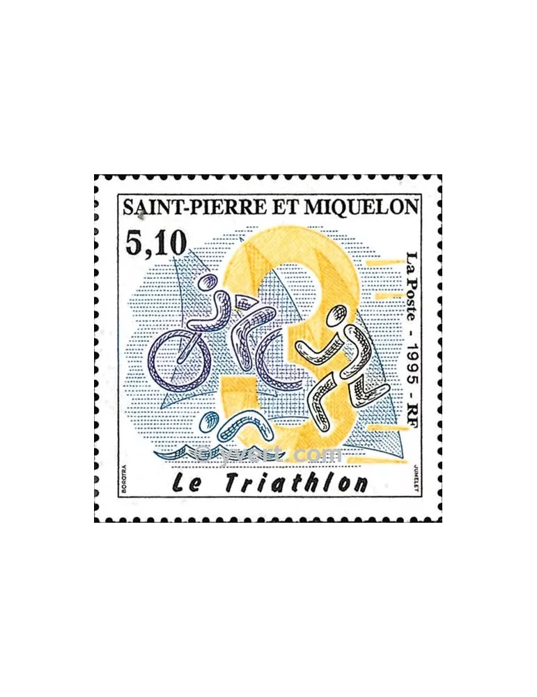 n° 610 -  Timbre Saint-Pierre et Miquelon Poste
