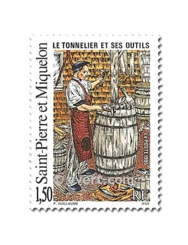 n° 612/613 -  Timbre Saint-Pierre et Miquelon Poste 2