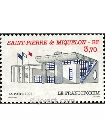n° 621 -  Timbre Saint-Pierre et Miquelon Poste 2