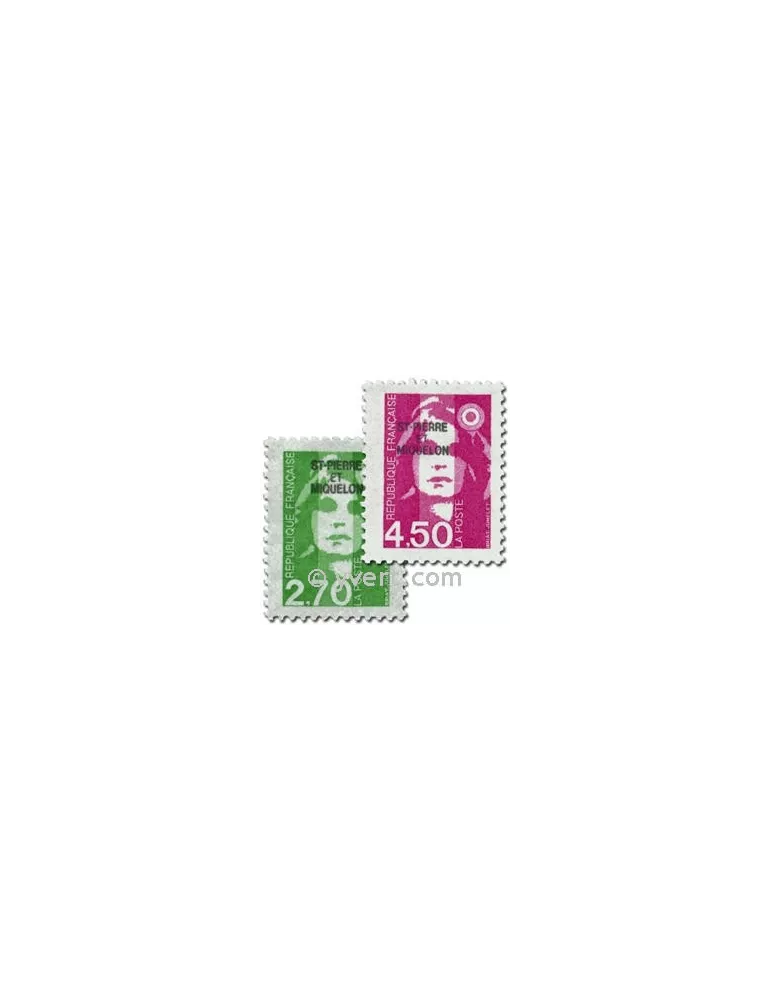 n° 630/631 -  Timbre Saint-Pierre et Miquelon Poste