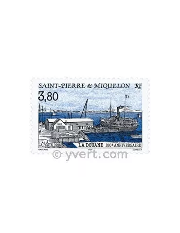 n° 636 -  Timbre Saint-Pierre et Miquelon Poste