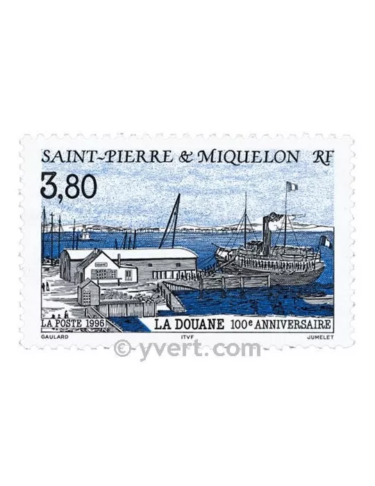 n° 636 -  Timbre Saint-Pierre et Miquelon Poste