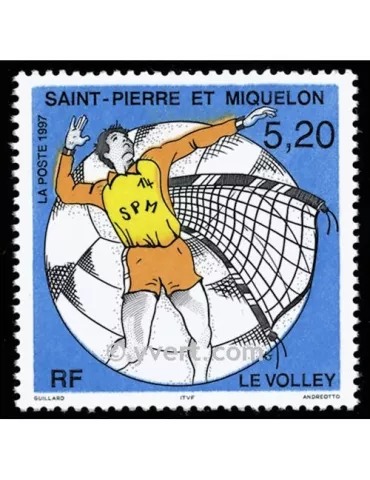n° 643 -  Timbre Saint-Pierre et Miquelon Poste 2