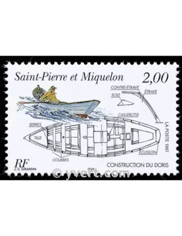 n° 645 -  Timbre Saint-Pierre et Miquelon Poste 2