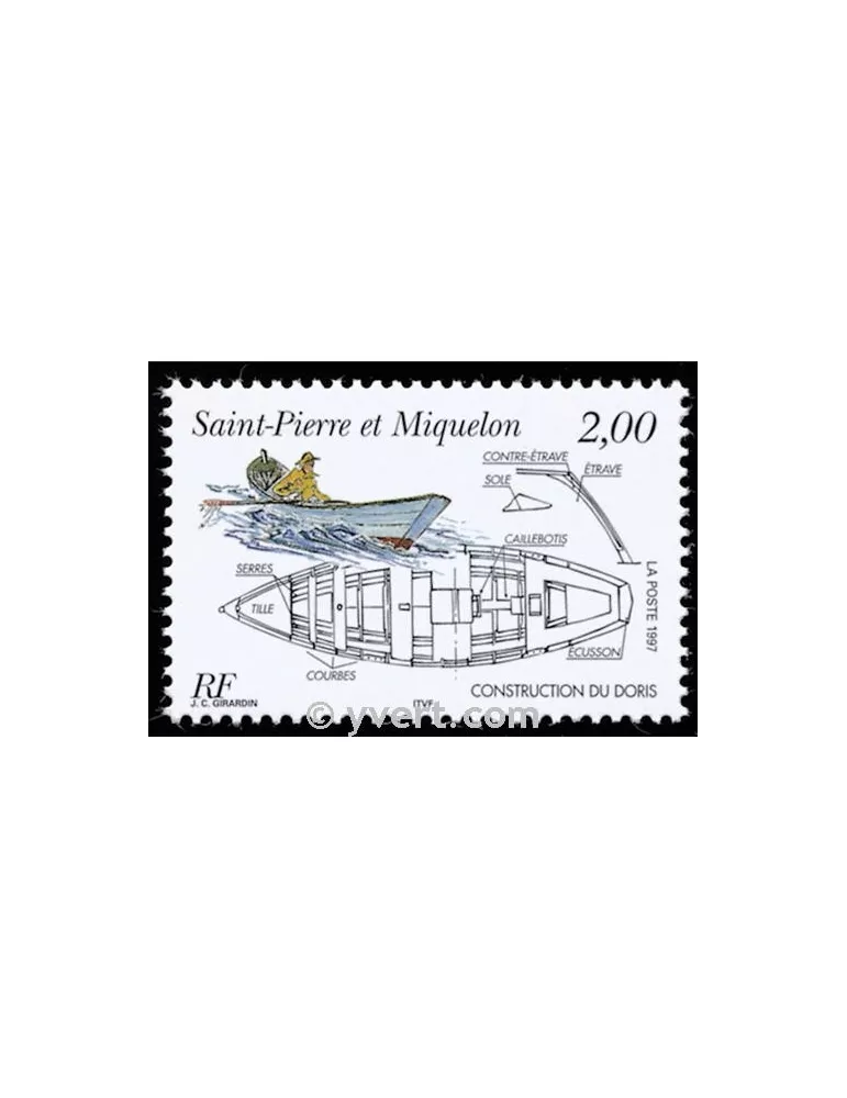 n° 645 -  Timbre Saint-Pierre et Miquelon Poste
