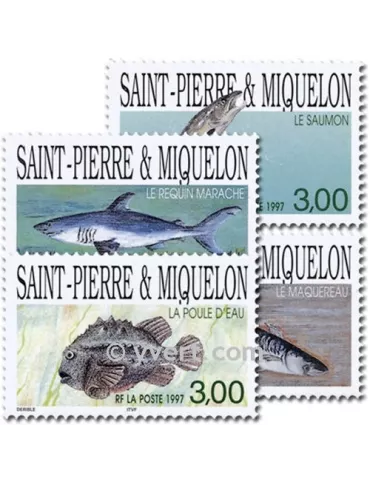 n° 646/649 -  Timbre Saint-Pierre et Miquelon Poste 2