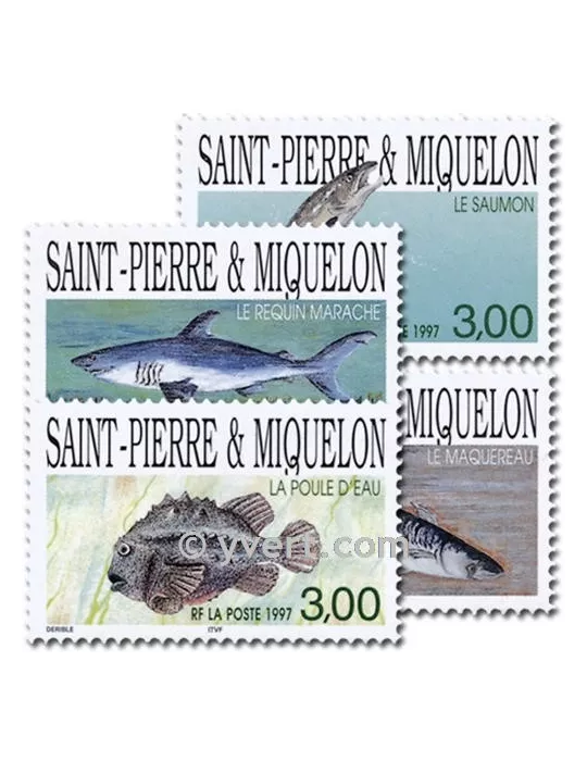 n° 646/649 -  Timbre Saint-Pierre et Miquelon Poste