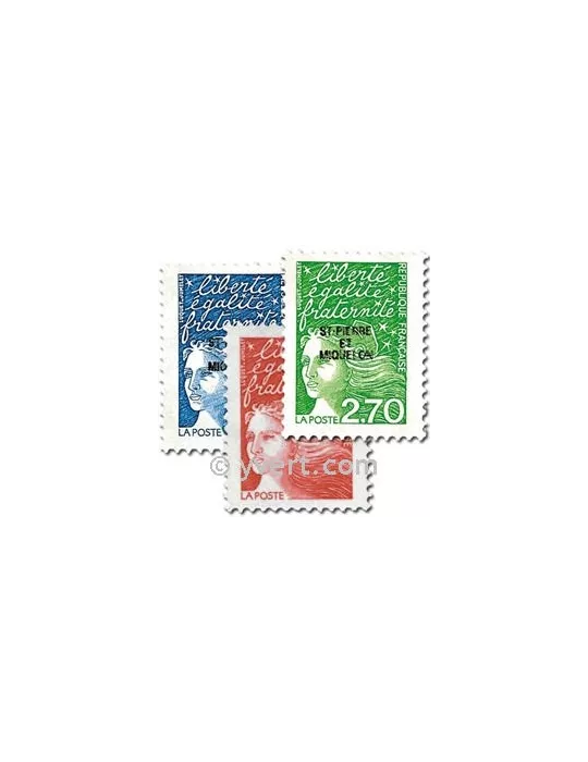 n° 650/652 -  Timbre Saint-Pierre et Miquelon Poste