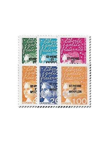 n° 663/668 -  Timbre Saint-Pierre et Miquelon Poste