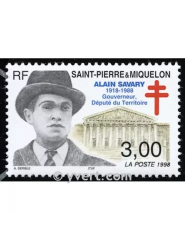 n° 669 -  Timbre Saint-Pierre et Miquelon Poste 2