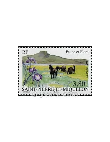 n° 671 -  Timbre Saint-Pierre et Miquelon Poste