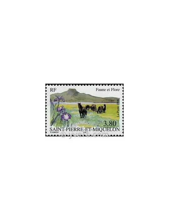n° 671 -  Timbre Saint-Pierre et Miquelon Poste