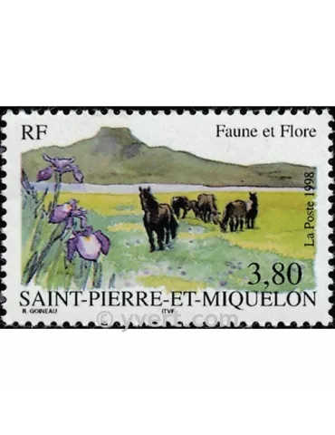 n° 671 -  Timbre Saint-Pierre et Miquelon Poste 2