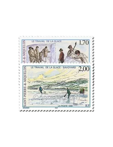 n° 672/673 -  Timbre Saint-Pierre et Miquelon Poste