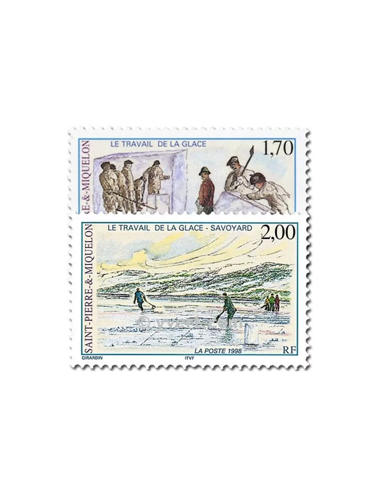 n° 672/673 -  Timbre Saint-Pierre et Miquelon Poste