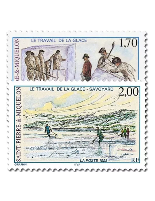 n° 672/673 -  Timbre Saint-Pierre et Miquelon Poste
